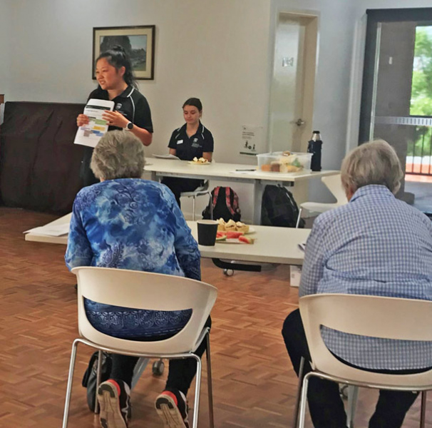 Encore Program participants learn from guest speakers at Parkes Community Centre.