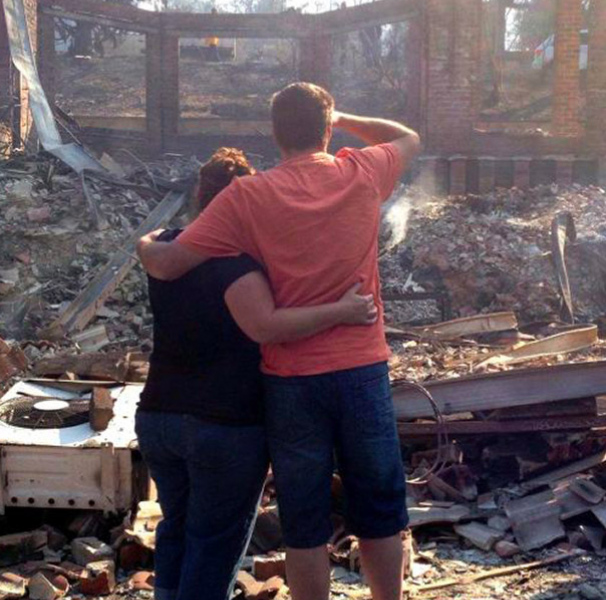 Midlands bushfires.
