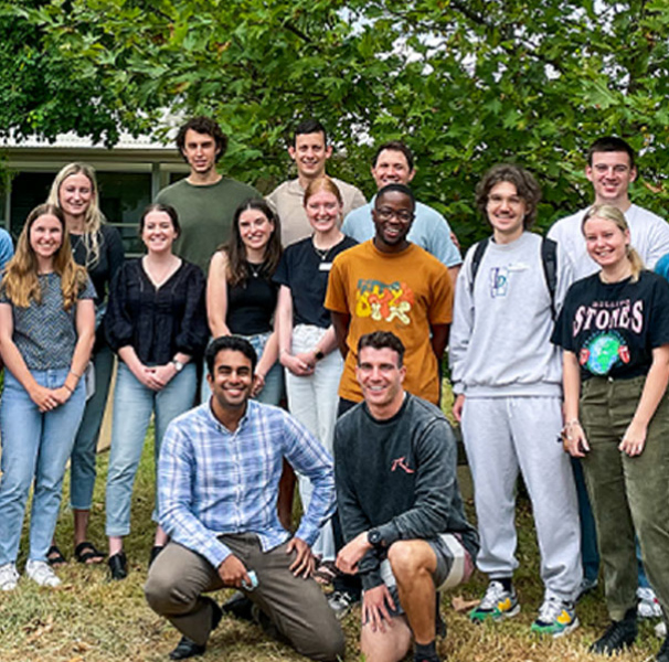 Students from the new first-year cohort in the Dubbo MD stream.