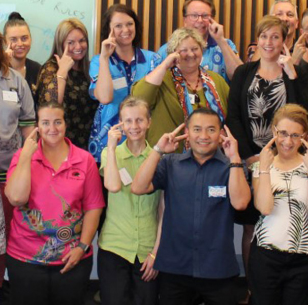 Participants in the first evaluation co-design workshop.