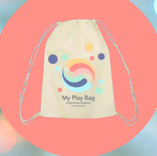 Play therapy tote bag