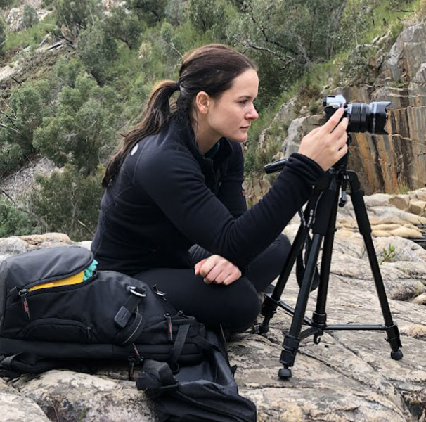 Dr Jessica Davis practices self-care by immersing herself in the beautiful landscapes of the Otway Ranges, Victoria. 