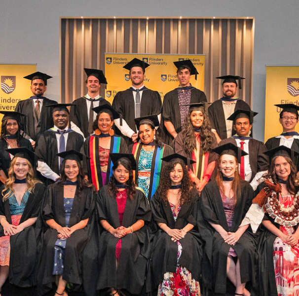 University student group photo. Northern Territory Medical Program graduating class of 2022.