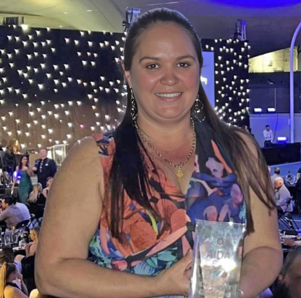Dr Sarah Goddard awarded the Indigenous Doctor of the Year Award at AIDA's Annual Conference.