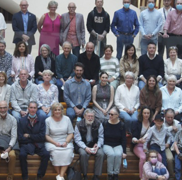 Participants at a recent forum held at Peter MacCallum Cancer Centre for regional cancer patients and their carers.