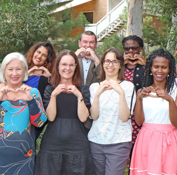 Professor Robyn Clark and her research team.