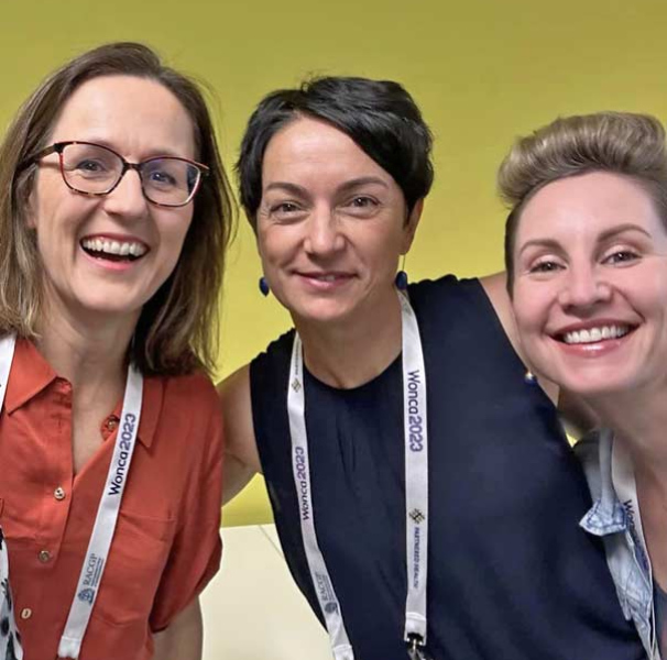Three female doctors from the session