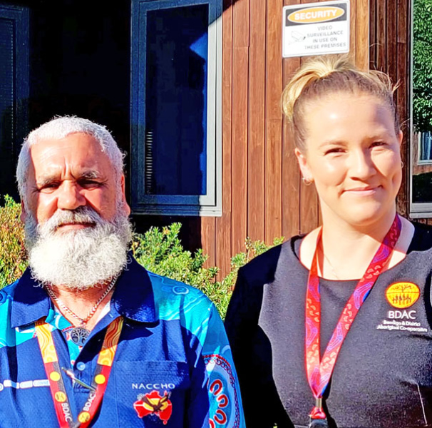 L-R: Paul Skipper, Charlie Knight and Nyleeta Jeanes are BDAC’S ICT team. They work together to assist and support First Nations people of all ages with chronic disease. 