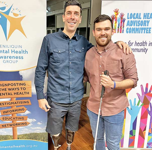 Legless and Blind at Deniliquin's Blokes Night In