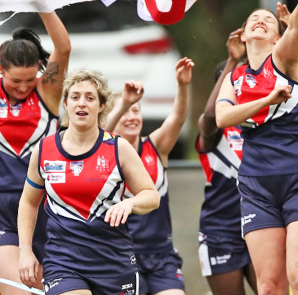 The Mount Alexander Falcon's women's team play AFL