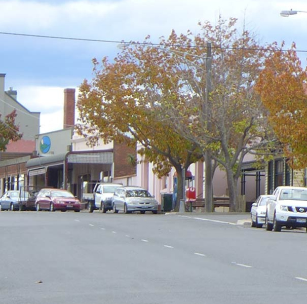 The main street of Orbost, entering from the south.​​​​​​​