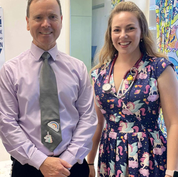 Dr Peter Bourke and Dr Sarah Fairhall
