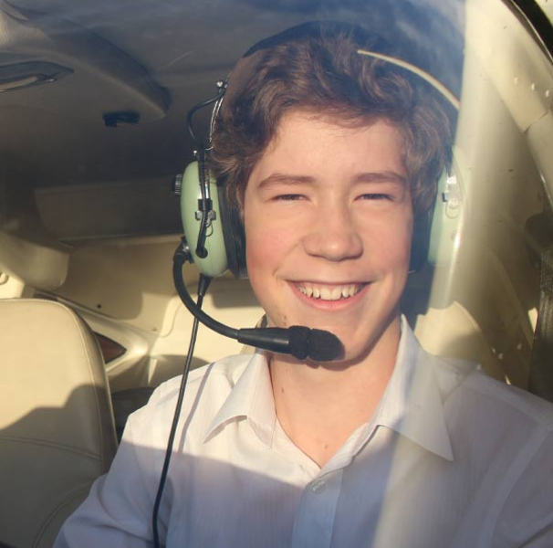 Solomon back in 2019 during his solo adventure around Australia – raising money for Angel Flight
