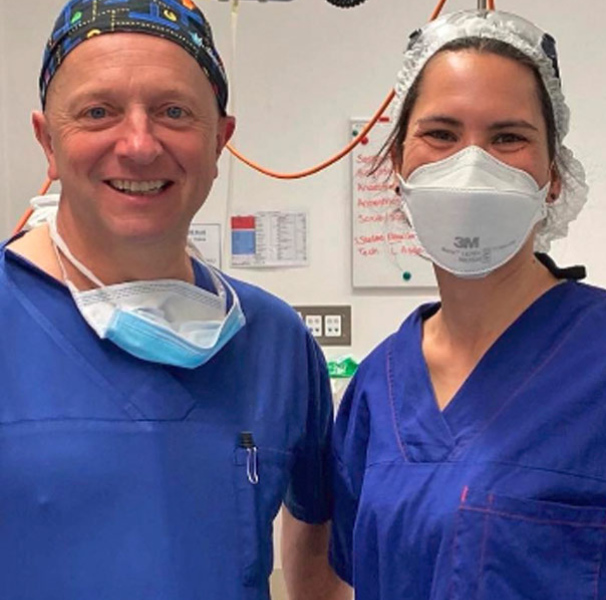 Dr Michael Bardsley and Dr Madeleine Ward