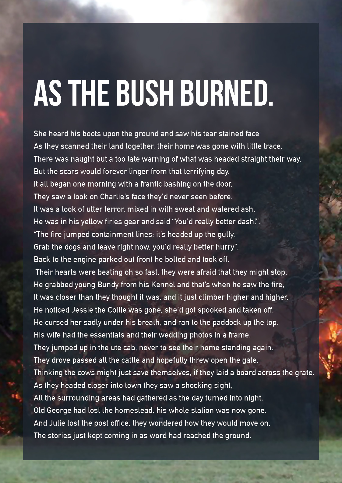 Alexandra Stewart - As the bush Burned - page 1