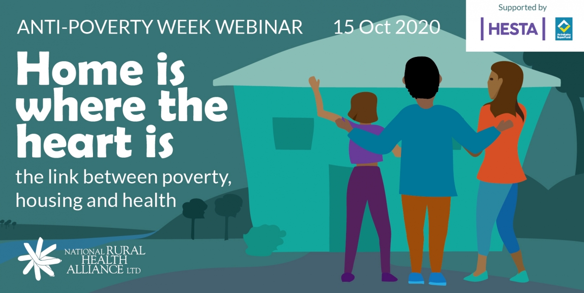 ANTI-POVERTY WEEK WEBINAR ‘Home is where the heart is’: the link between poverty, housing and health